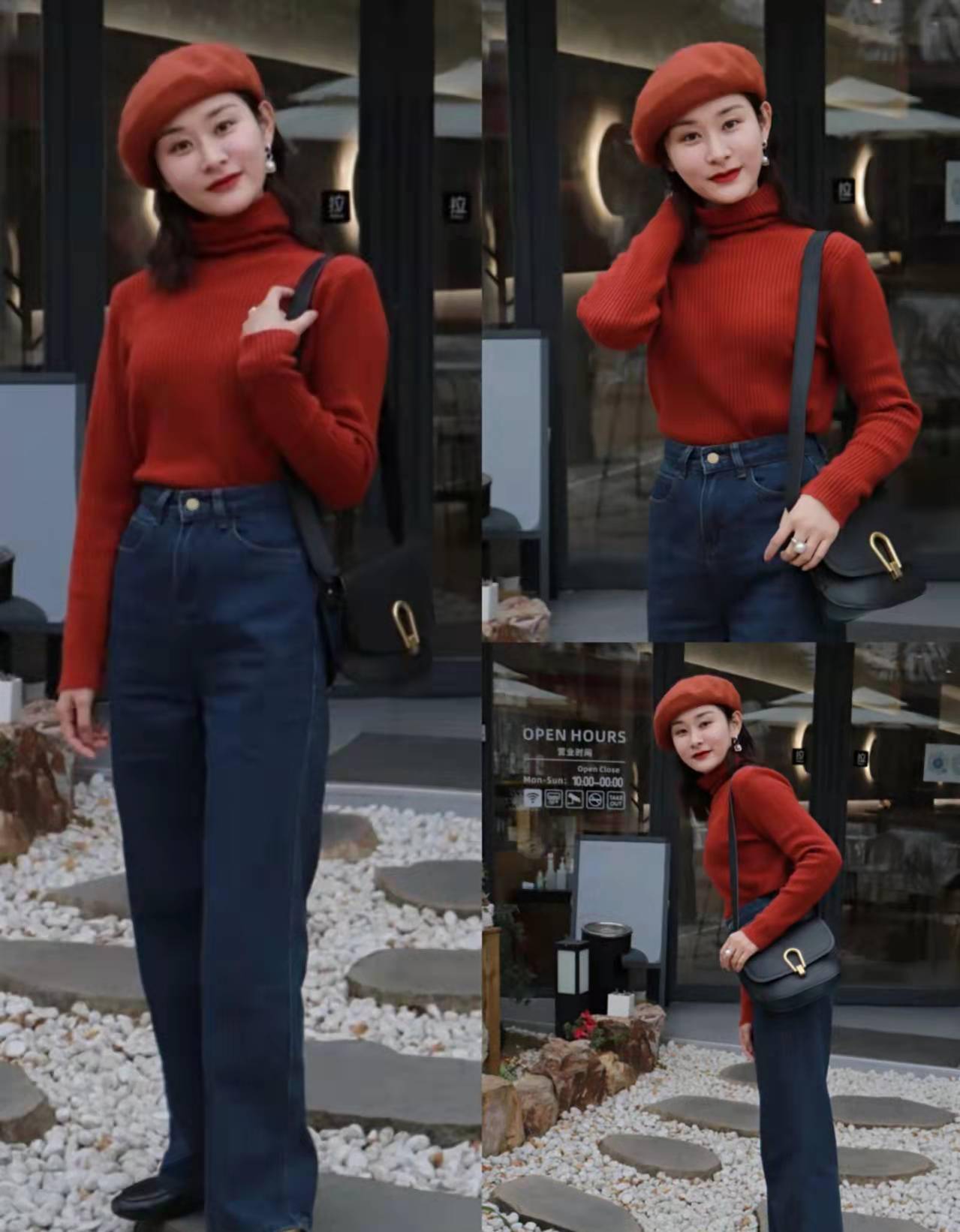 原创自古红蓝出cp红蓝撞色穿搭美翻了经典配色果然复古又大气