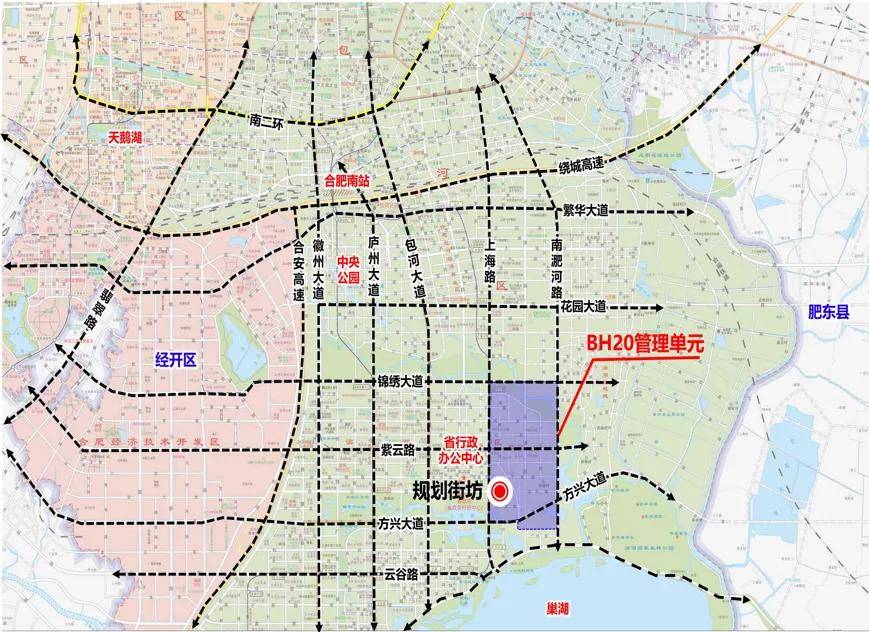 1丨壹控规介绍该街坊控规位于省府板块,方兴大道与上海路交口东北角