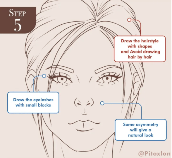成都漫动教育初学者怎么画人脸教你女生脸部的画法步骤