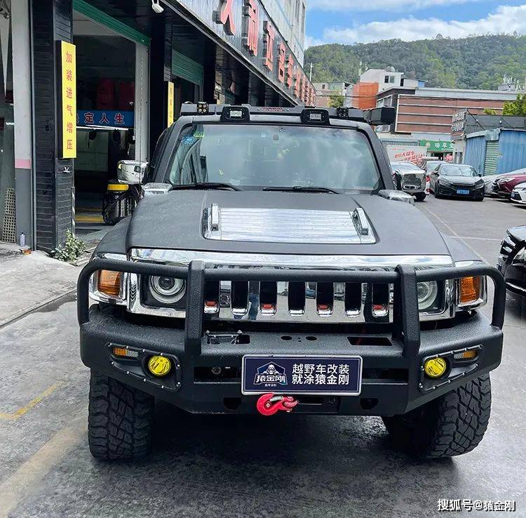 车身防护装甲 | 悍马h3装甲爆改,硬派越野一路无阻