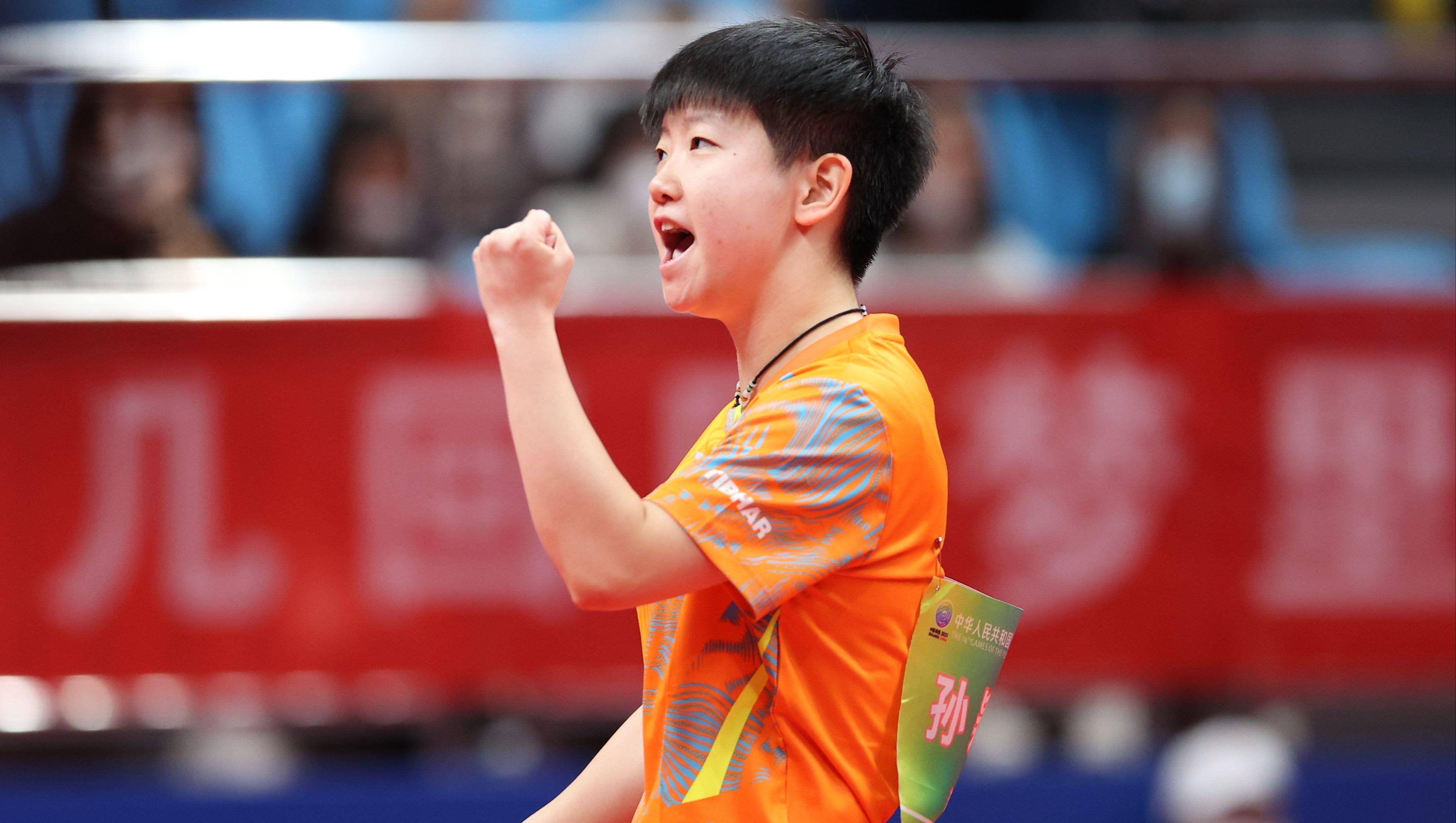 原创真是缘分啊孙颖莎31艰难击败削球手琳达下轮再战早田希娜