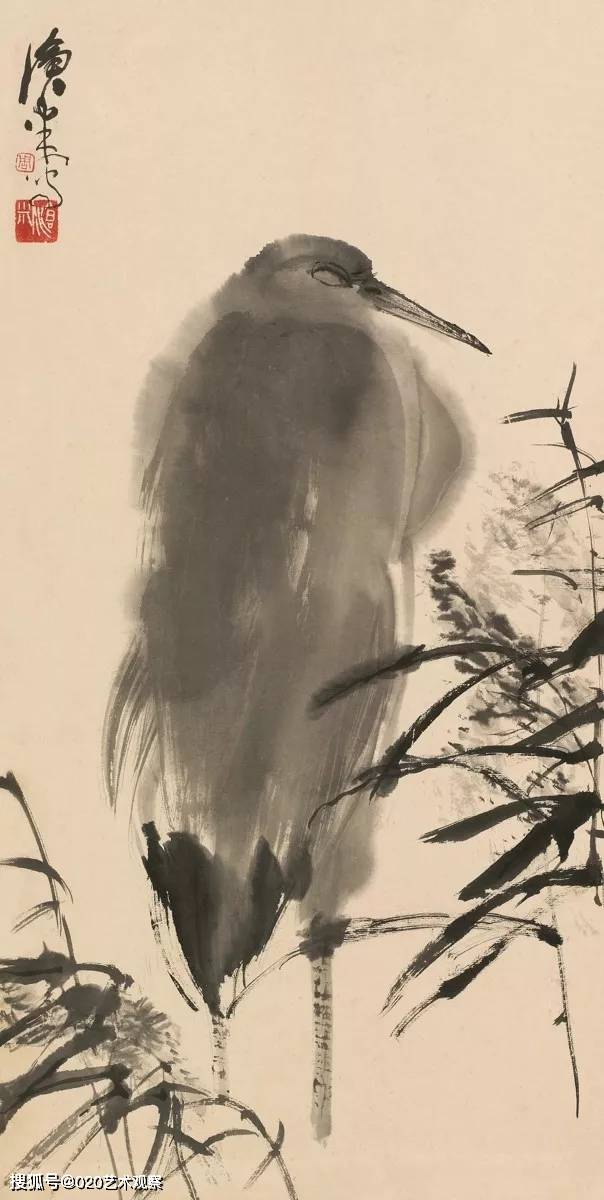 周沧米筑庐隐林泉泼墨写云山