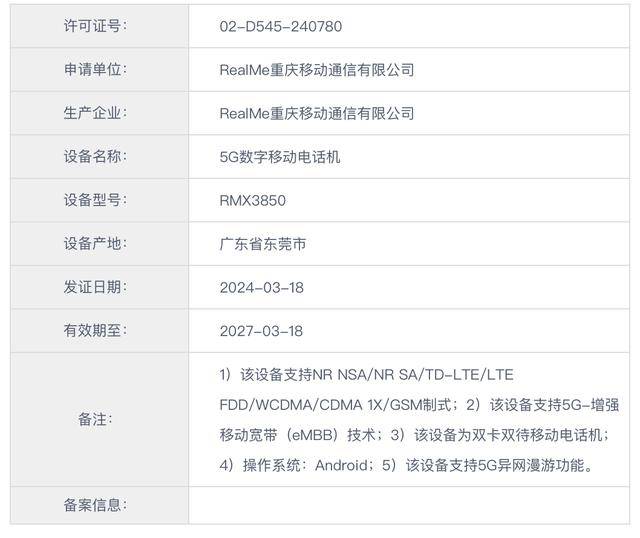 原创真我gtneo6se再次确认外观设计和核心参数曝光优缺点明显