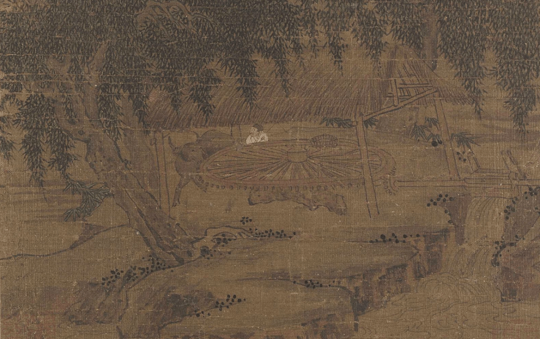 "刺水绿针抽稻芽"一句表明水车日夜不休灌溉,提供水稻抽芽需要的水分.