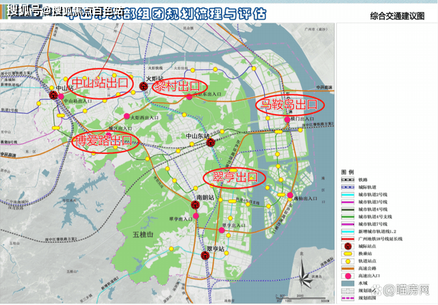 2024最新消息深中通道中山出口位置深中通道中山出口附近最新楼盘大全
