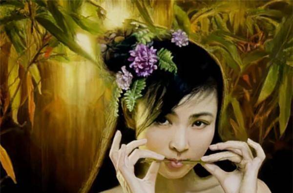 李壮平之巫山神女油画图片