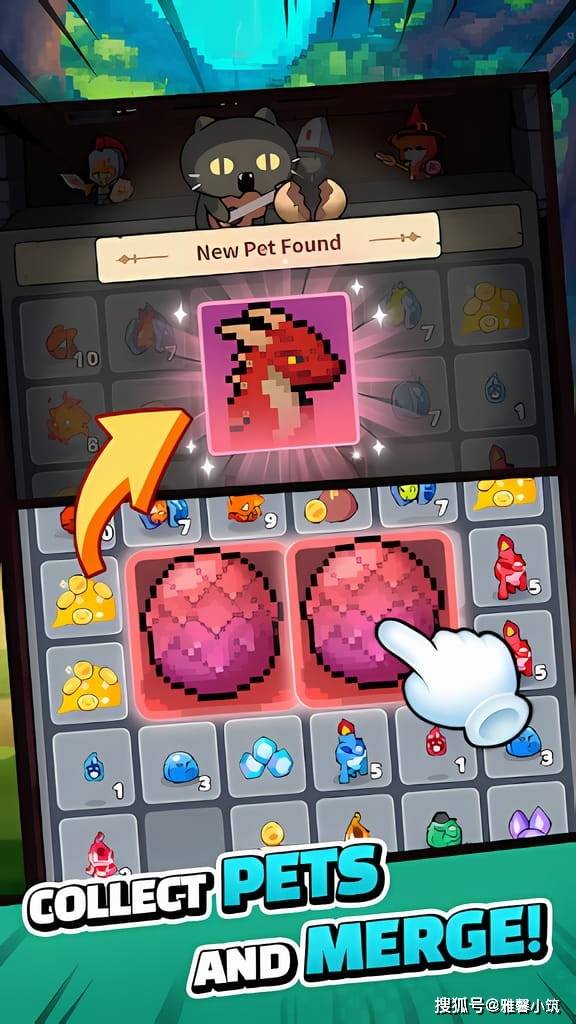 原创人类变小了史莱姆like像素风手游tinyquest化身可爱rpg