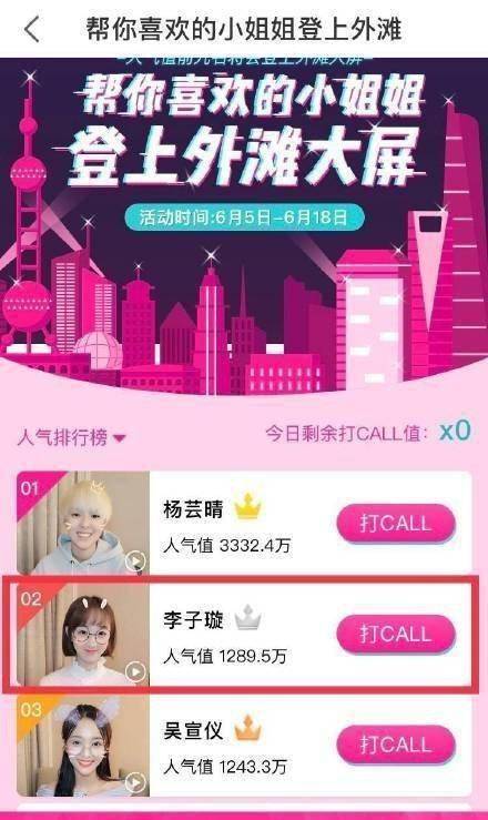 sunnee和李子璇的爆肝点赞票数在上位圈为何排名上不去