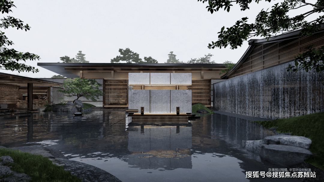 售楼处电话:400-8123-664 项目部分楼栋顶部设置了类似"官帽"的造型