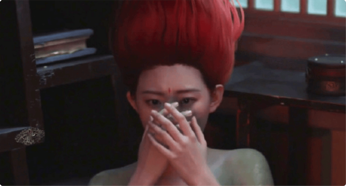 原创演赵灵儿的女演员别随便找丫鬟脸雷震子发型糊弄谁呢