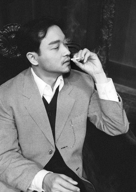 原创老照片 拍摄电影《风月》时的张国荣 真的是英气逼人