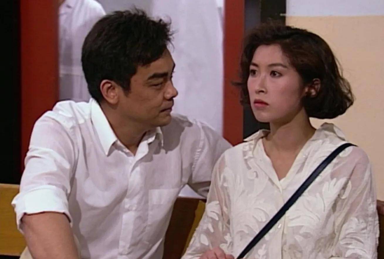 1992年,刘青云拍摄《大时代》时,遇见了郭蔼明.