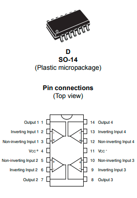 cc4001芯片引脚图图片