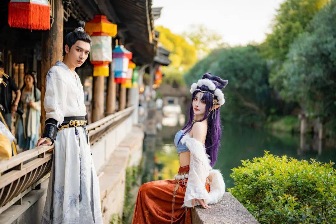 大话少侠小分队"密探"乌镇景区"逍遥生""狐美人""夜溪灵"春日风光正好