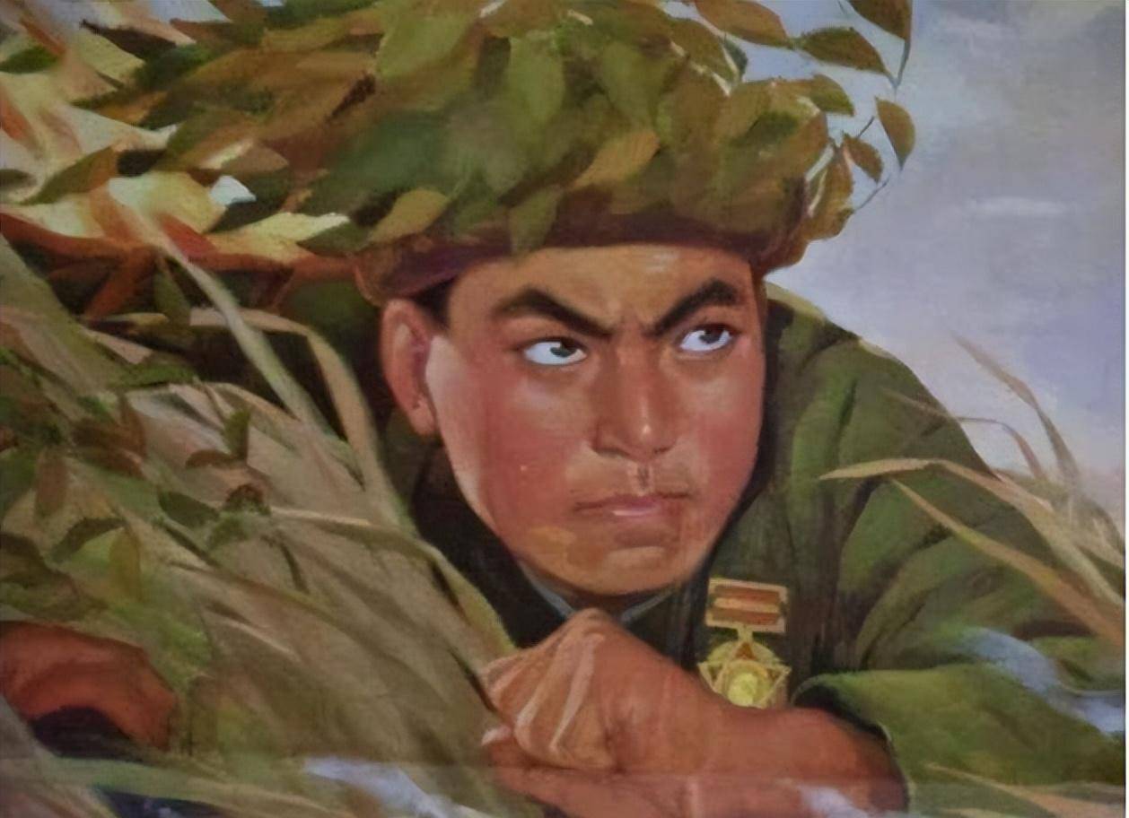 原创堵枪口的特级英雄黄继光胸腹被打穿露出脊骨年仅21岁牺牲