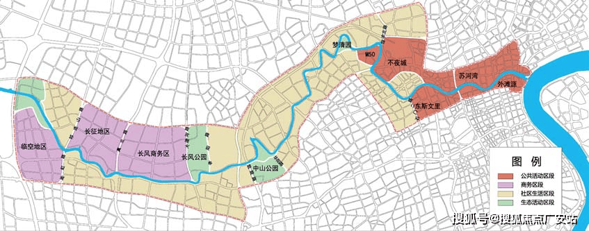 规划(2018-2035)公众版)一轴三带——同频卓越城市建设上海2035规划中