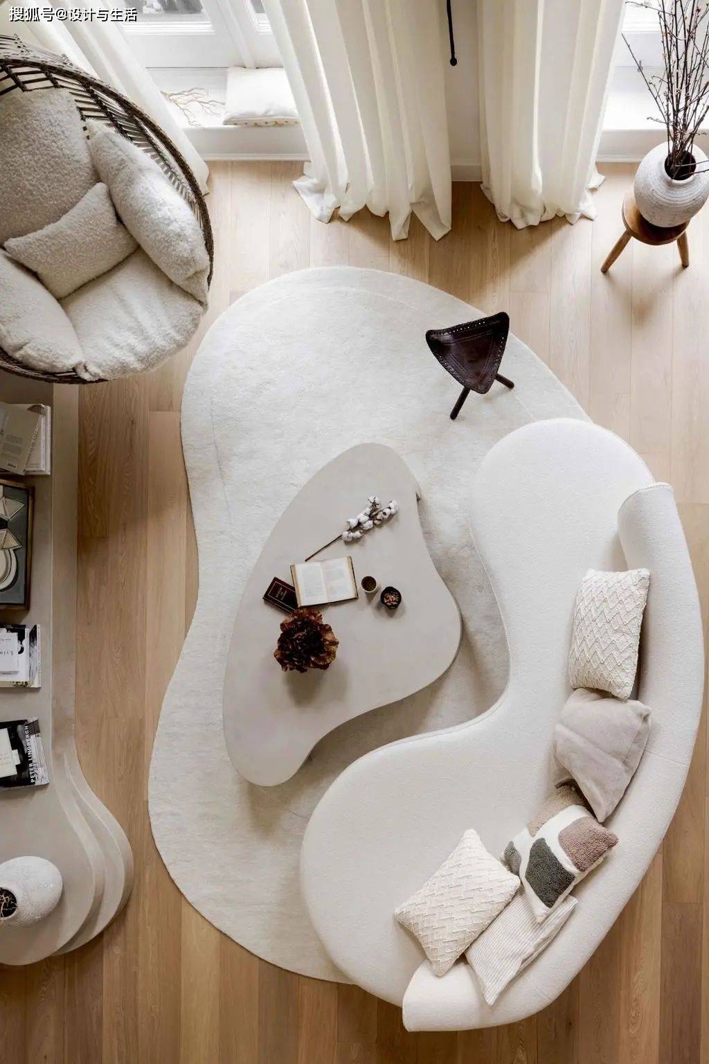 90后女企业家的奶油风私宅80㎡仅有一居室比千万豪宅有格调