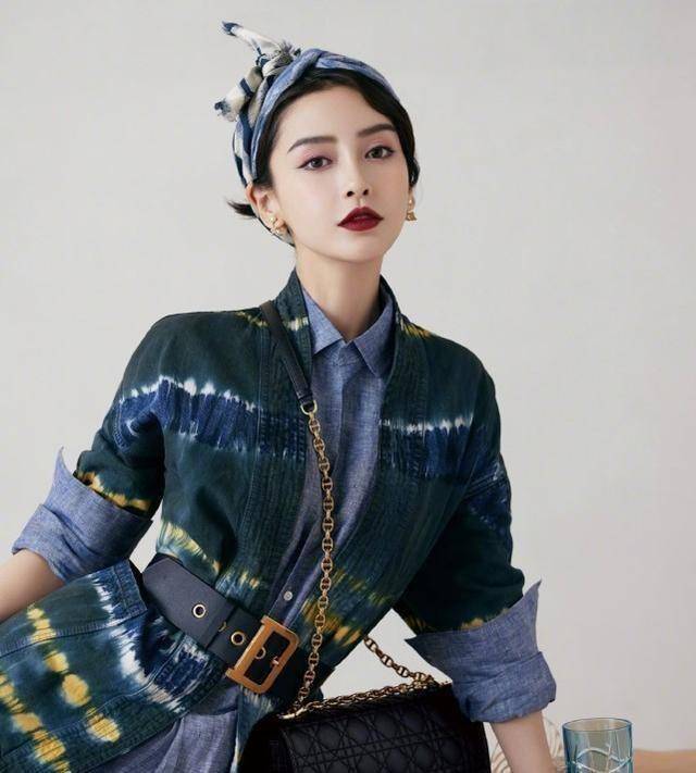 陈漫又拍angelababy连曝2套大片精灵造型少女感强