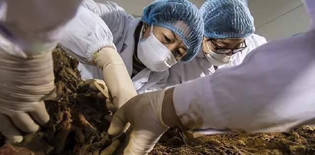 原创1972年内蒙现康熙女儿墓身穿龙袍240年不腐腿上残留奇怪液体