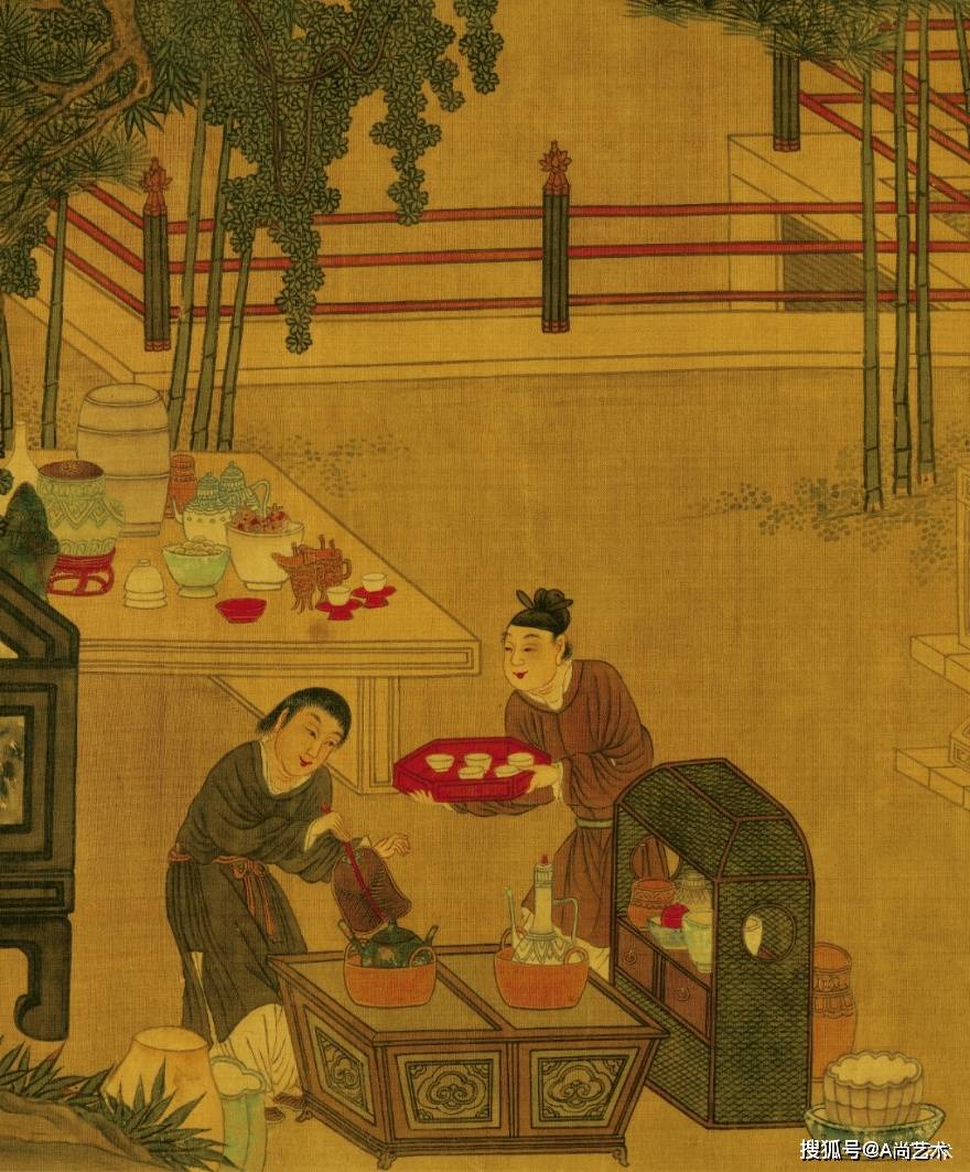 刘松年《十八学士图》高清范本