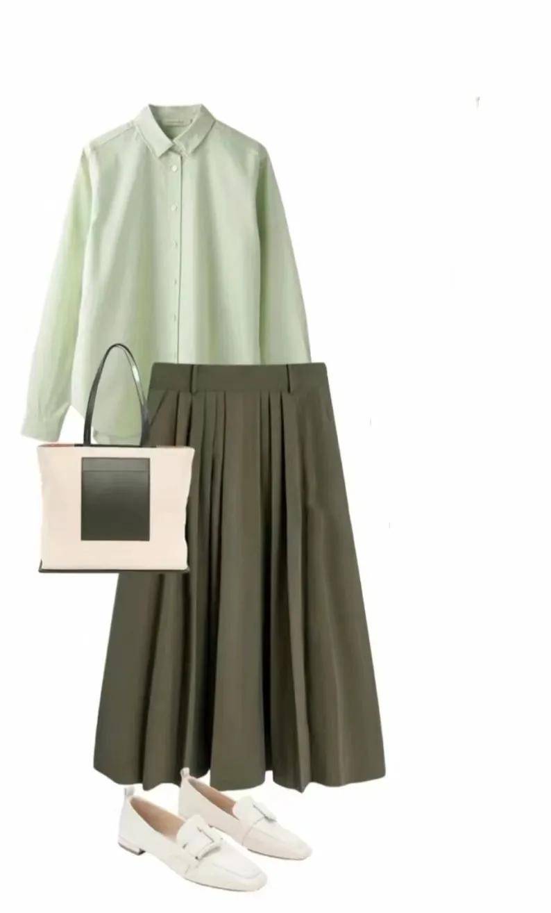 30套薄荷绿最显白最好看的搭配太绝了