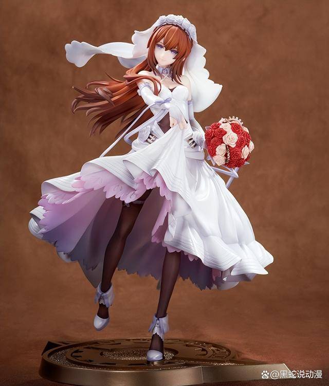 原创命运石之门牧濑红莉栖婚纱手办官图完美保留了巧克力味的嗨丝