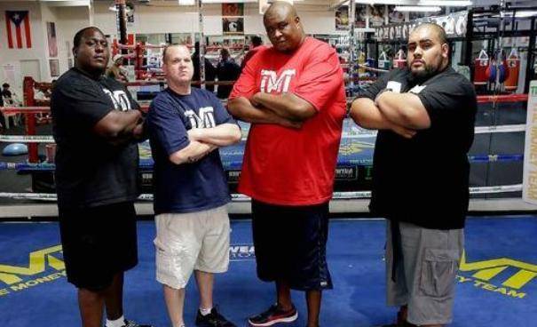 原创梅威瑟4大肉盾保镖平均身高2米以上年薪百万堪称四大金刚