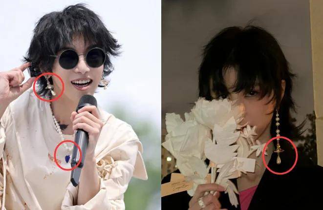 华晨宇女友瘦到病态穿吊带胸前疤痕瞩目网友还是张碧晨好看