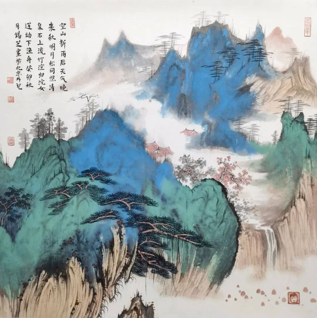 李锡芝,山东籍青年画家,山水画作品欣赏_山东省_中国美术馆_全国