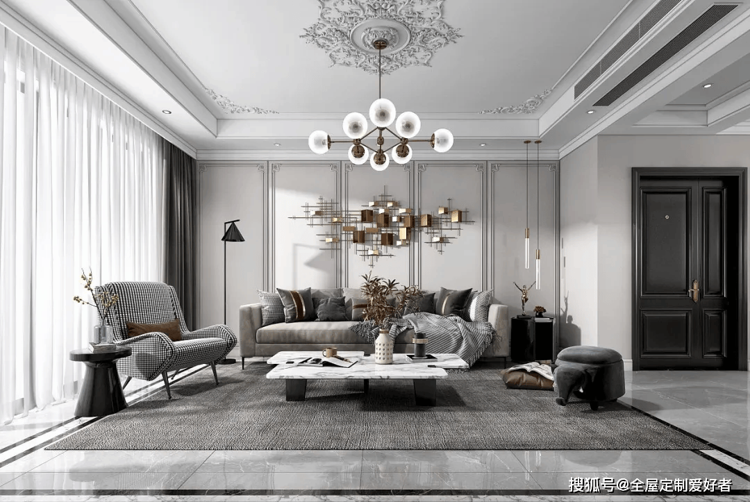 轻奢风花小钱也能装好的轻奢风家居关键在这几点