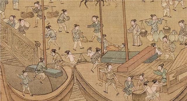 将清明上河图放大看出一尴尬场景树下睡觉小伙在干什么