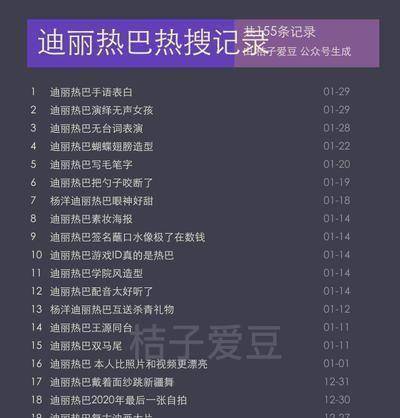 迪丽热巴手语表白上热搜了是怎么回事
