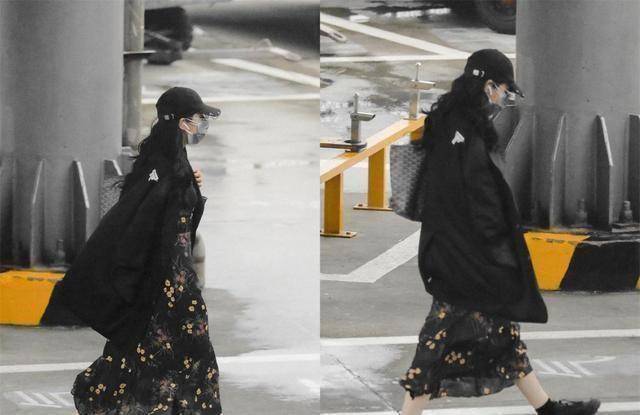 迪丽热巴真惊艳,穿斜边裙用手扯也难掩"莲藕腿",白