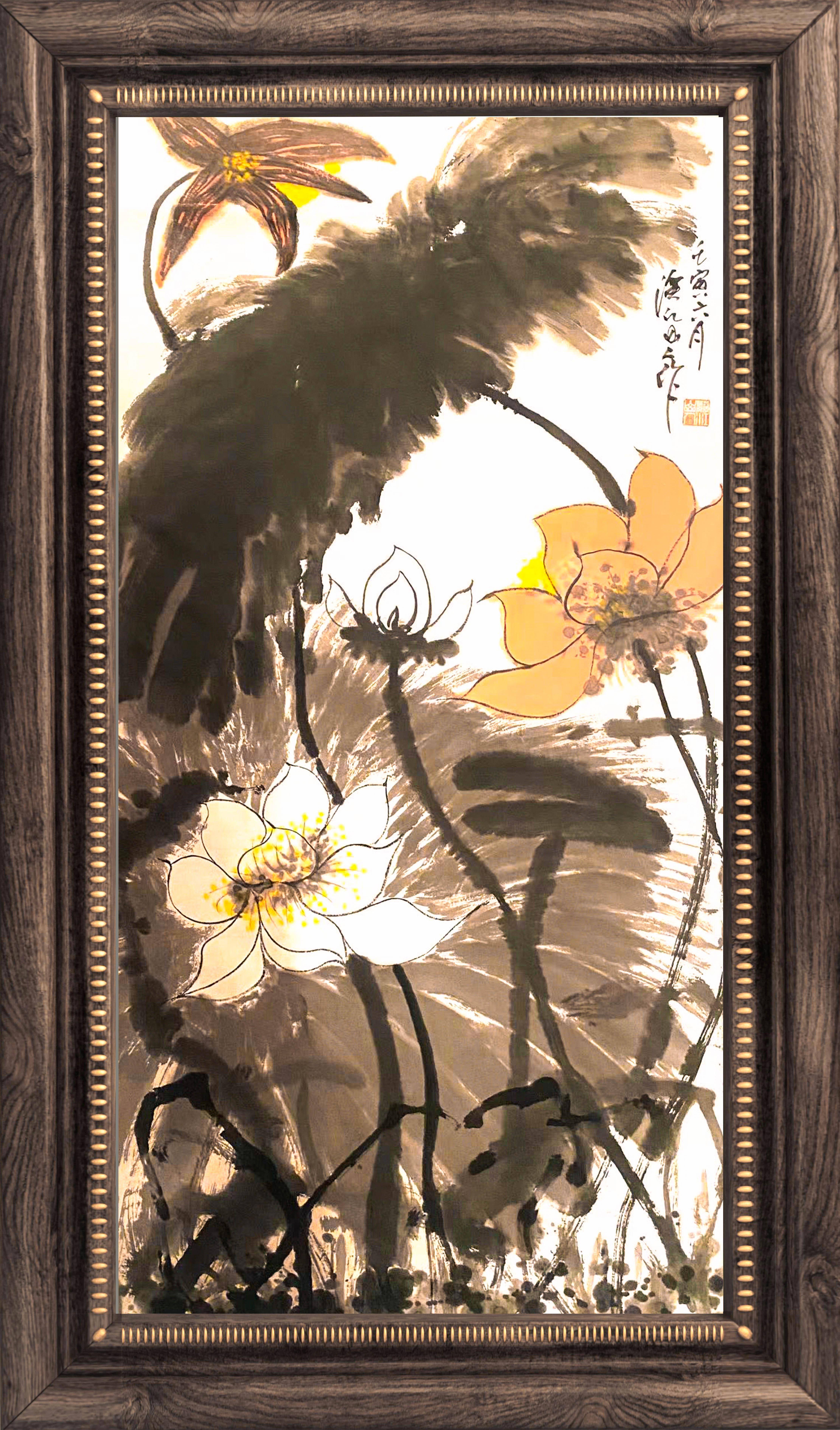 绮丽花鸟 现代山水—当代画坛著名国画家朱祖国艺术人生_先生_作品_创