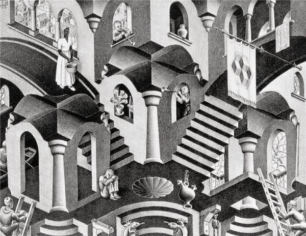 最烧脑的画他创作的5维空间图看明白的都是天才
