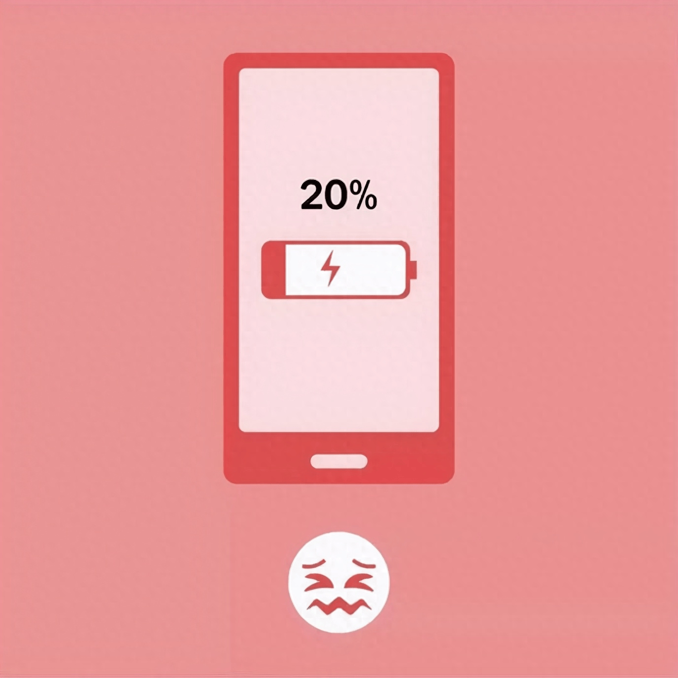 电量不足0%图片