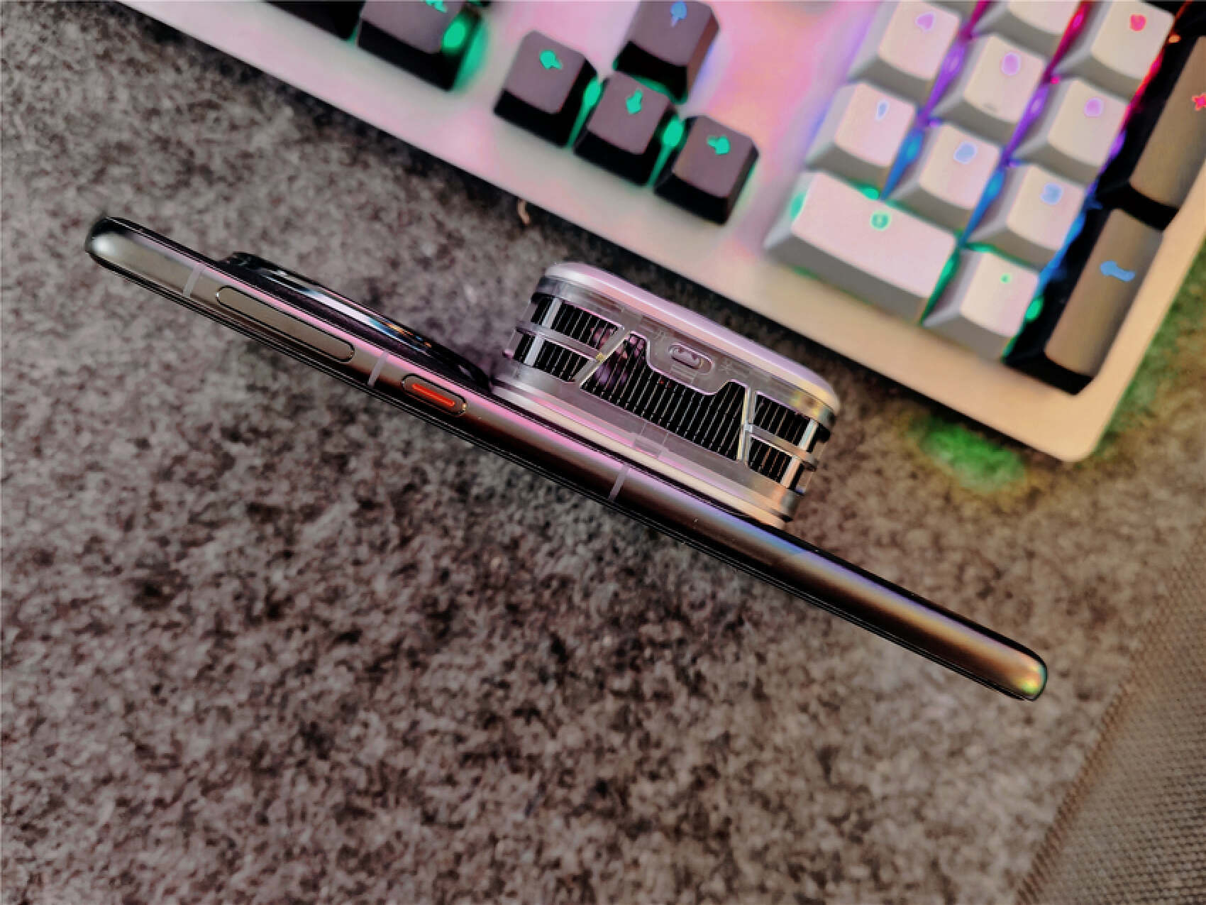 红魔液冷散热器5pro体验vc液冷强效散热清凉一夏游