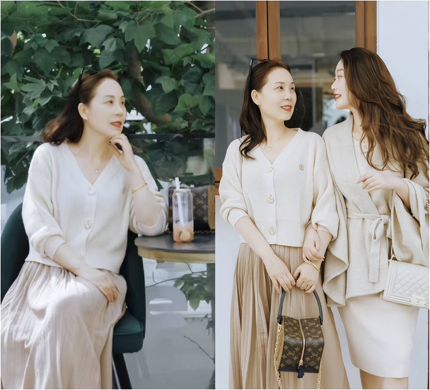 原创            这些50岁的女性看着比同龄人年轻，衣服不花哨、不老气，好得体