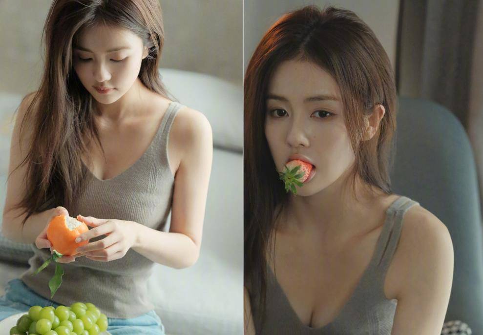 原创纯欲双生花白鹿李一桐写真网友脸分不清但身型差距大