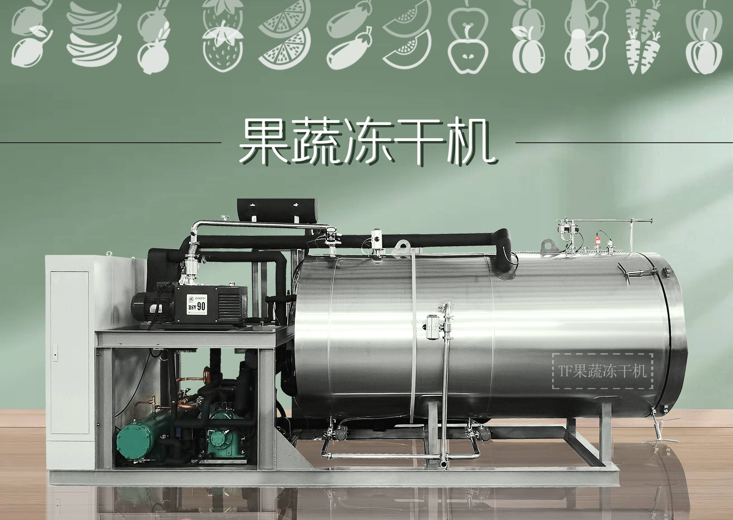 什么是蔬果真空冷冻干燥机