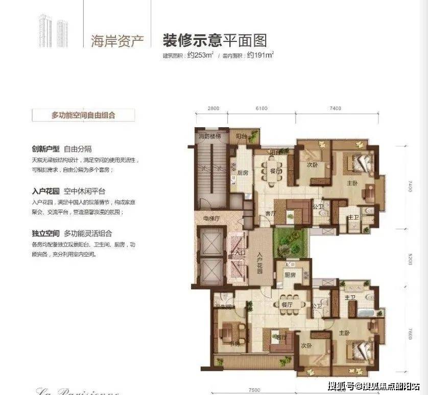 【253㎡户型】自定义式风格福田天宸售楼中心电话400-8059-003(开发商