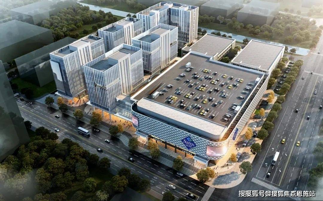 五彩城商圈约4万方,中冶祥腾商圈18万方,南翔老街约1