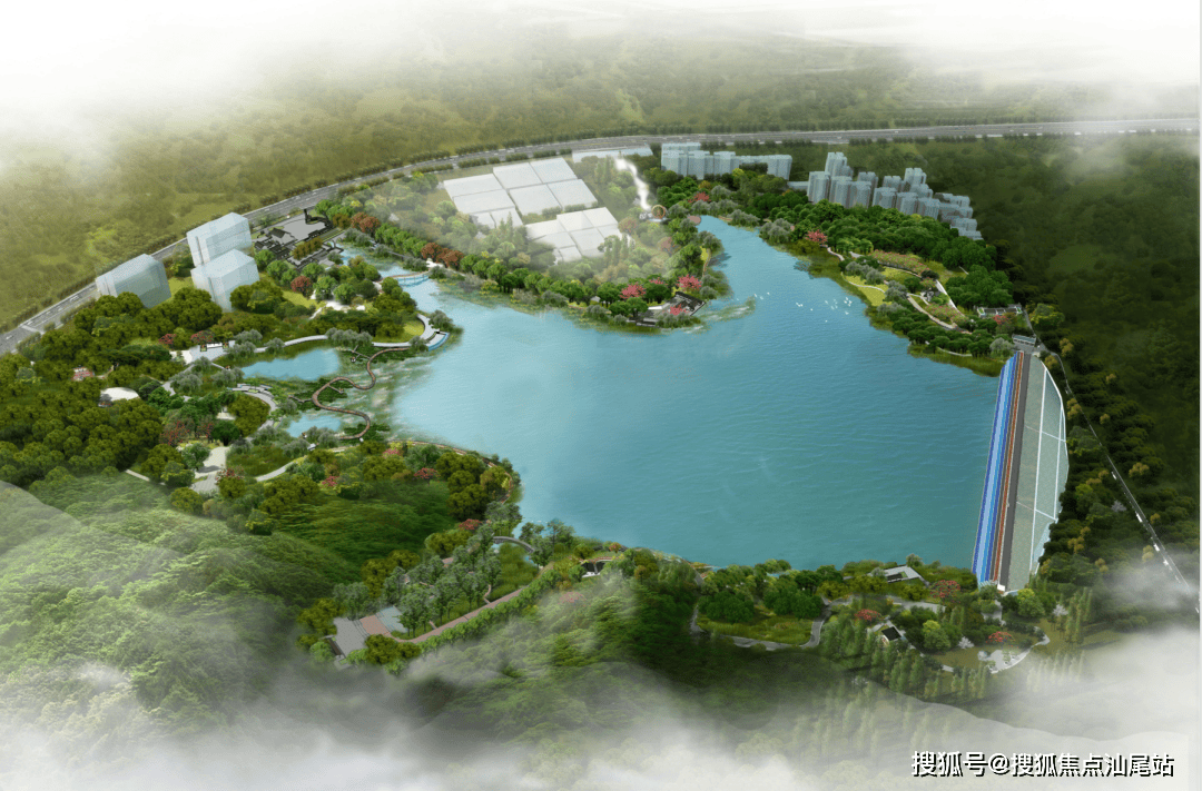 民悦公园规划效果图除了已有的丰富配套外,随着梅林关片区的升级