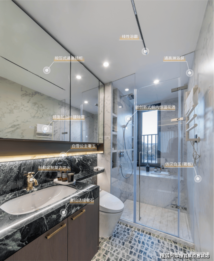 光这个卫生间,就很难让人相信这只是一个约600万级的产品.