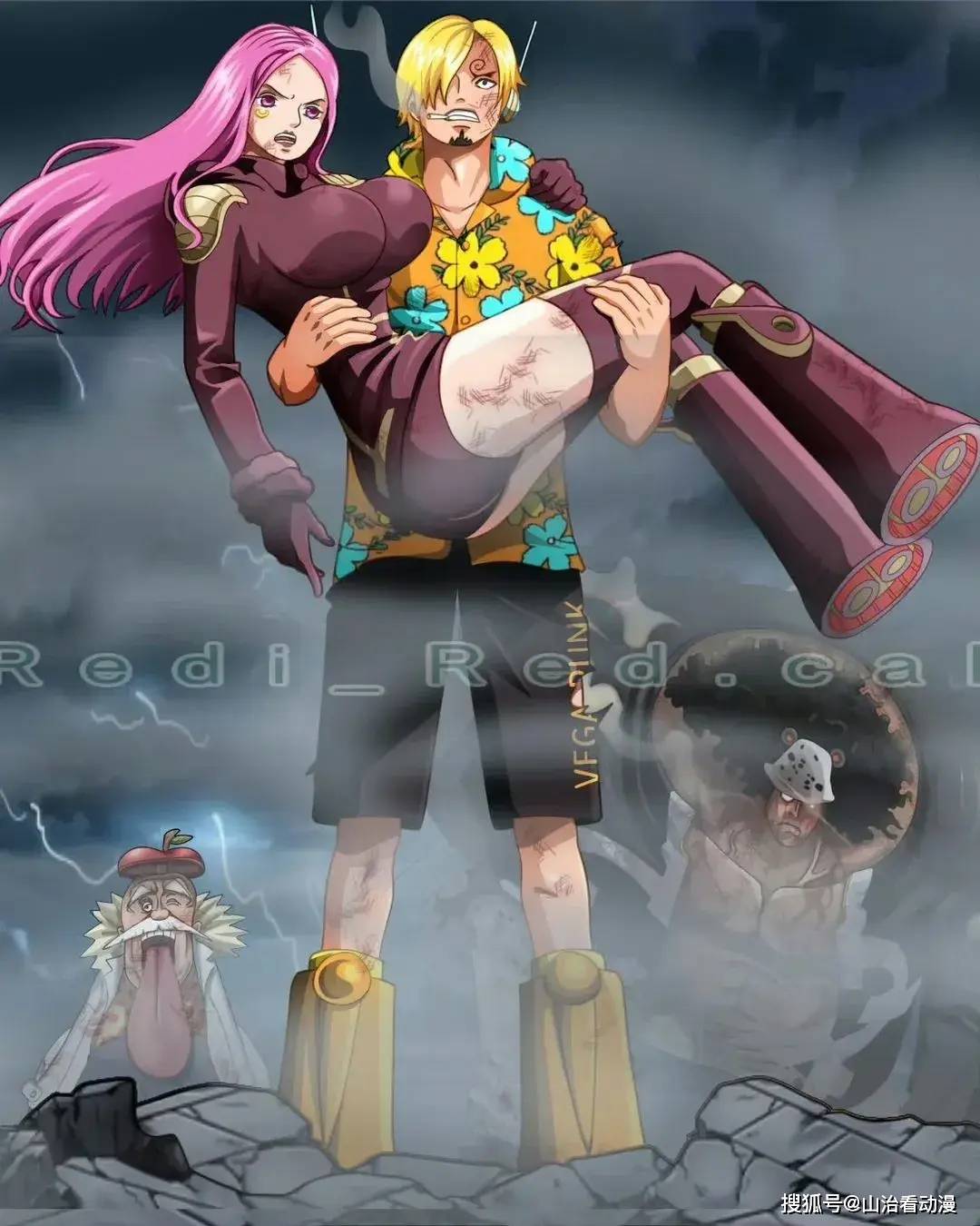 海贼王1113话情报:炸裂,波妮被马骨咬伤,伊姆大人要登场了