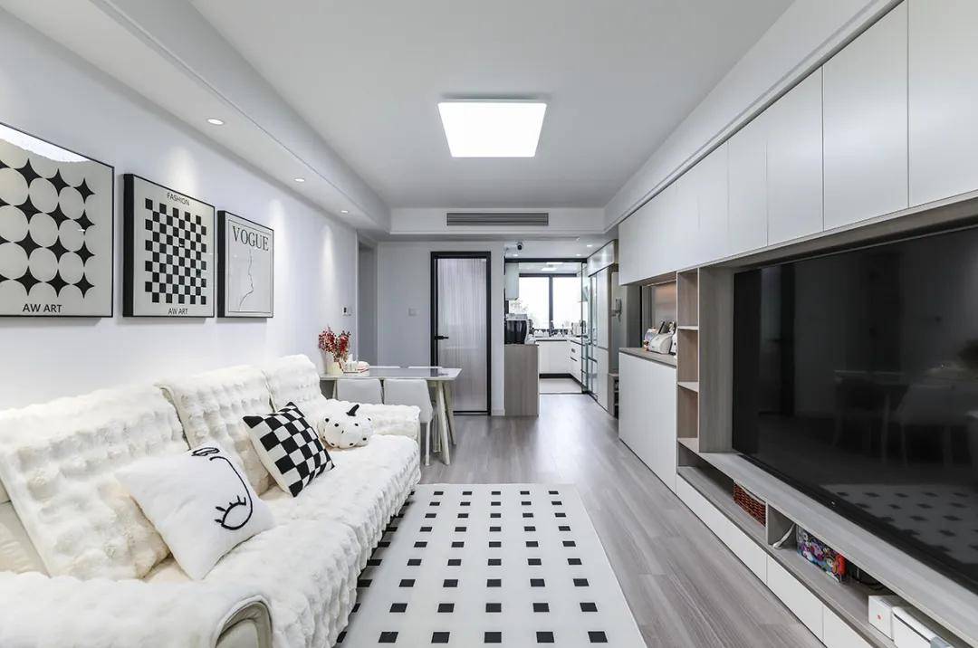 案例品鉴 | ≈66㎡云兰整装好而不贵舒适美丽家案例,只比白墙加点钱!