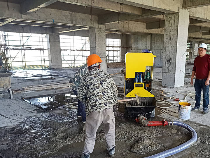 二次结构新型小型液压泵-机械化施工1机顶10人