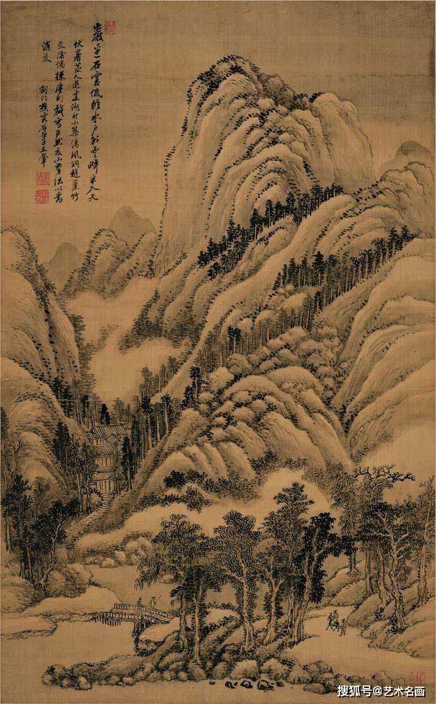 清代王翚经典山水画作品集︱艺术名画