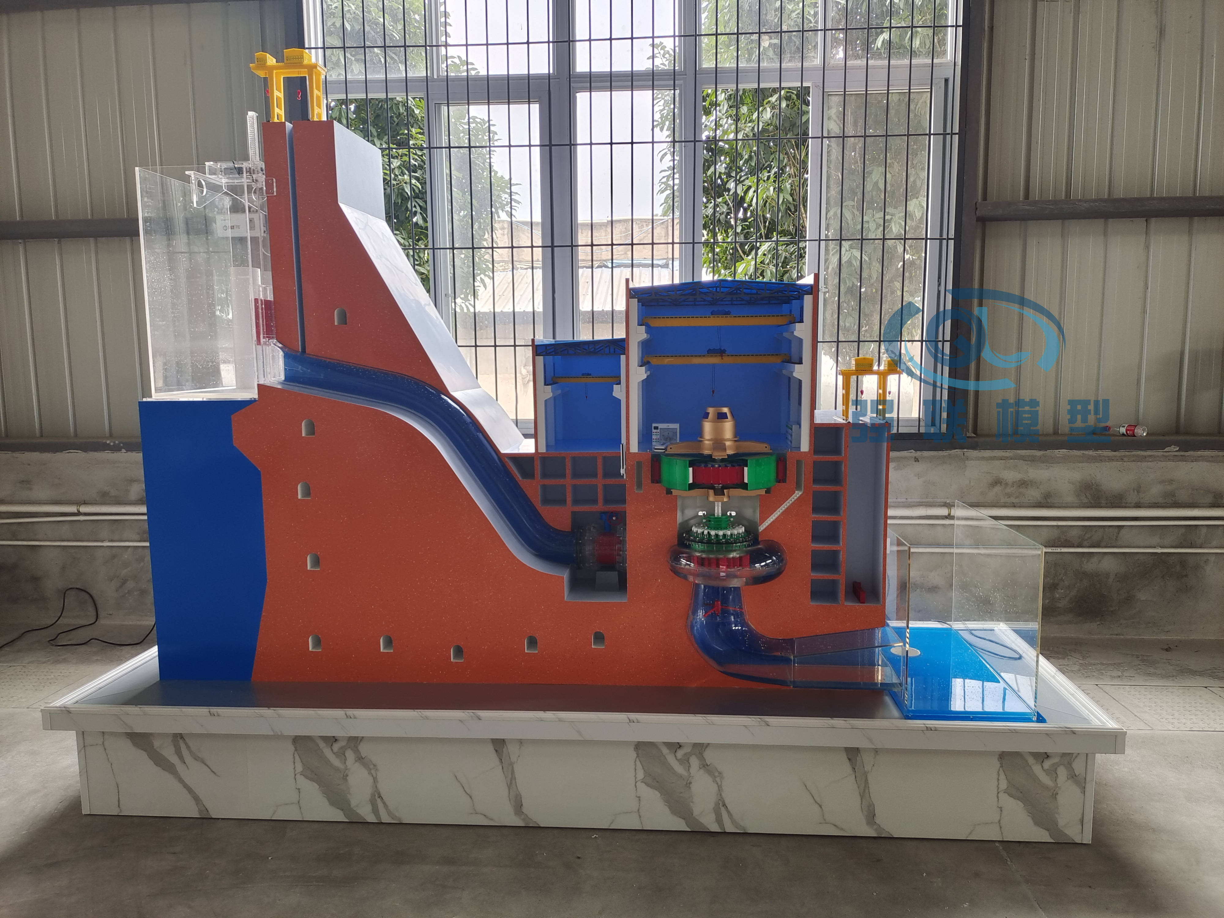 水轮机模型 水力发电机组模型 水电站模型