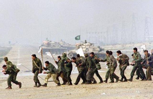 所以,美国军队只用了不到3个月时间就直接打进了伊拉克首都巴格达.